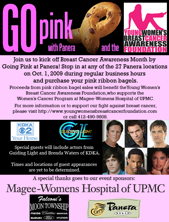 Panera Goes Pink Flyer